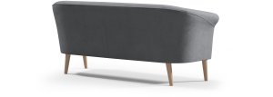 Sofa ESPERO styl skandynawski 3 osobowa welur monolith 97 2