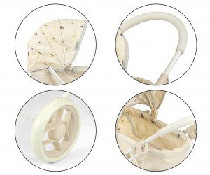 Milly Mally Wózek dla lalek Dori Nature 7