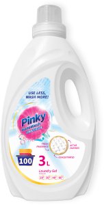 Żel do prania tkanin białych i jasnych 100 prań 3L NanoWash Universal PINKY 1