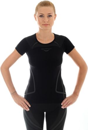 Brubeck Koszulka damska z krótkim rękawem Swift czarna r. XL (SS10820) 1