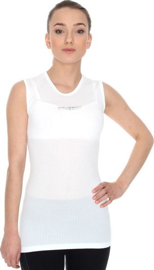 Brubeck Koszulka damska typu base layer z krótkim rękawem biała r. S (SS10540) 1