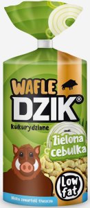 Dzik Wafle Kukurydziane Low Fat Zielona Cebulka 1