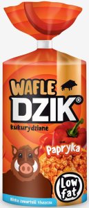 Dzik Wafle Kukurydziane Low Fat Papryka 1