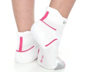 Brubeck Skarpety damskie Running Light BRU002 biało-różowe r. 39-41 4