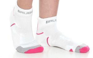 Brubeck Skarpety damskie Running Light BRU002 biało-różowe r. 39-41 5