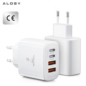 Ładowarka Alogy Ładowarka sieciowa 40W 2x USB 2x USB-C Alogy Super Fast Charger Szybkie ładowanie PowerDelivery PD Biała 10