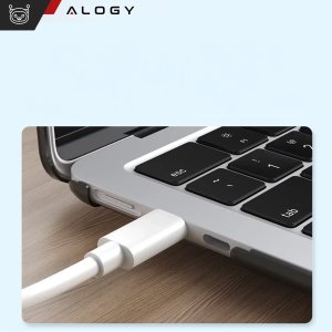 Etui ochronne do Apple Macbook Air 15 M2/M3/M4 2023/2024/2025 Alogy AirGuard Elastyczna obudowa Matowa Czerń 16