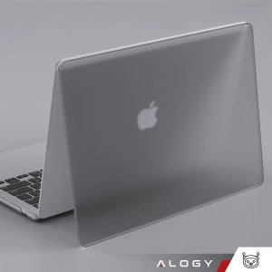 Etui ochronne do Apple Macbook Air 15 M2/M3/M4 2023/2024/2025 Alogy AirGuard Elastyczna obudowa Matowa Czerń 2