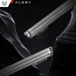 Etui ochronne do Apple Macbook Air 15 M2/M3/M4 2023/2024/2025 Alogy AirGuard Elastyczna obudowa Matowa Czerń 3