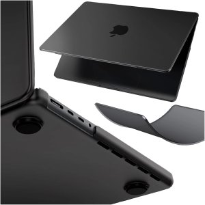 Etui ochronne do Apple Macbook Pro 16 - M1/M2/M3/M4 2021-2024 2025 Alogy AirGuard Elastyczna obudowa Matowa Czerń 15