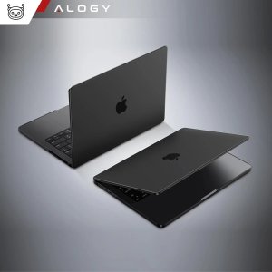 Etui ochronne do Apple Macbook Pro 16 - M1/M2/M3/M4 2021-2024 2025 Alogy AirGuard Elastyczna obudowa Matowa Czerń 3