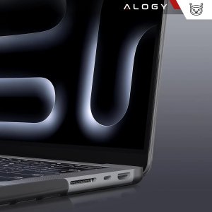 Etui ochronne do Apple Macbook Pro 16 - M1/M2/M3/M4 2021-2024 2025 Alogy AirGuard Elastyczna obudowa Matowa Czerń 8