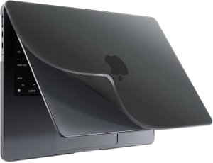Etui do Apple Macbook Air 13.6 - M2/M3/M4 2022/2023/2024/2025 Alogy AirGuard Elastyczna obudowa Matowy Czarny 1