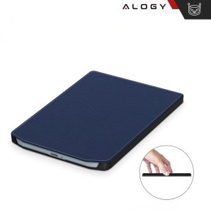 Pokrowiec Alogy Etui ochronne na czytnik E-Book ProBook Cover obudowa do PocketBook Verse 629 / Verse Pro 634 / Verse Lite 619 Granatowe 12