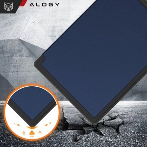 Pokrowiec Alogy Etui ochronne na czytnik E-Book ProBook Cover obudowa do PocketBook Verse 629 / Verse Pro 634 / Verse Lite 619 Granatowe 3