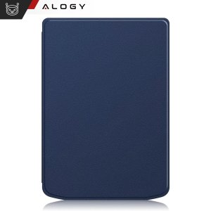 Pokrowiec Alogy Etui ochronne na czytnik E-Book ProBook Cover obudowa do PocketBook Verse 629 / Verse Pro 634 / Verse Lite 619 Granatowe 9