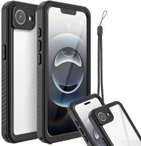 Etui Wodoodporne do Apple iPhone 16e Alogy HydroArmor IP68 Case z przezroczystym tyłem Pancerna obudowa 360 14