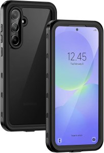 Etui Wodoodporne do Samsung Galaxy A36 5G / A56 5G Alogy HydroArmor IP68 Case z przezroczystym tyłem Pancerna obudowa 360 1