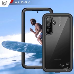 Etui Wodoodporne do Samsung Galaxy A36 5G / A56 5G Alogy HydroArmor IP68 Case z przezroczystym tyłem Pancerna obudowa 360 2