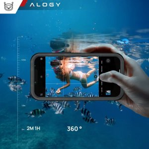 Etui Wodoodporne do Samsung Galaxy A36 5G / A56 5G Alogy HydroArmor IP68 Case z przezroczystym tyłem Pancerna obudowa 360 4