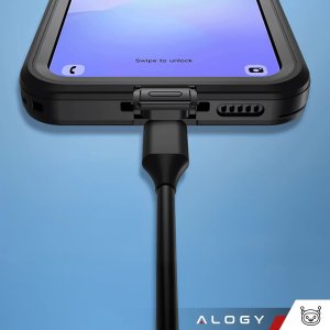 Etui Wodoodporne do Samsung Galaxy A36 5G / A56 5G Alogy HydroArmor IP68 Case z przezroczystym tyłem Pancerna obudowa 360 5