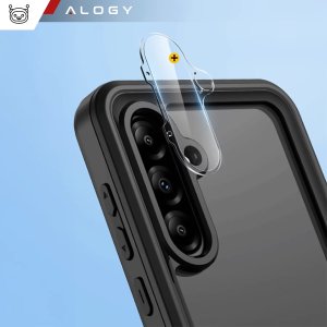 Etui Wodoodporne do Samsung Galaxy A36 5G / A56 5G Alogy HydroArmor IP68 Case z przezroczystym tyłem Pancerna obudowa 360 8