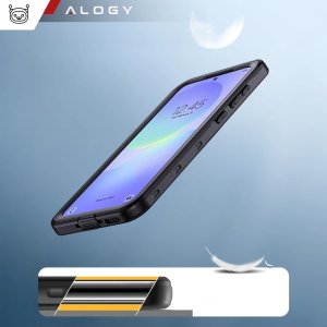 Etui Wodoodporne do Samsung Galaxy A36 5G / A56 5G Alogy HydroArmor IP68 Case z przezroczystym tyłem Pancerna obudowa 360 10