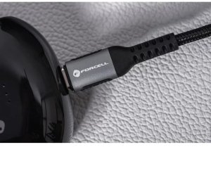Kabel USB ForCell USB-A - USB-C 3 m Czarny 4