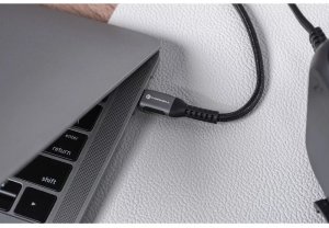 Kabel USB ForCell USB-C - USB-C 2 m Czarny 8