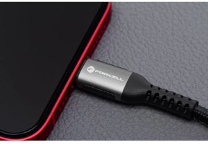 Kabel USB ForCell USB-C - Lightning 2 m Czarny 16