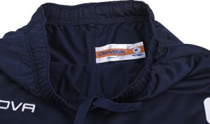 Dres treningowy piłkarski komplet bluza spodnie Givova Tuta Visa Triacetato niebiesko-granatowy TR018 0204 3XS 11