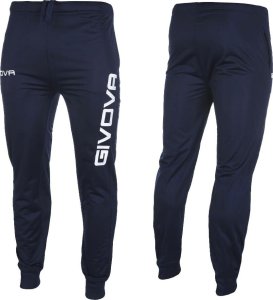 Dres treningowy piłkarski komplet bluza spodnie Givova Tuta Visa Triacetato niebiesko-granatowy TR018 0204 3XS 9