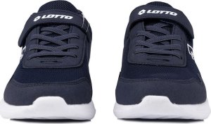 Buty dziecięce Lotto Connect K granatowo-białe 2600000K 5910 25 5