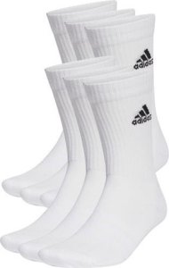 Skarpety adidas Cushioned Sportswear Crew Socks 6 Par białe HT3453 43-45 1