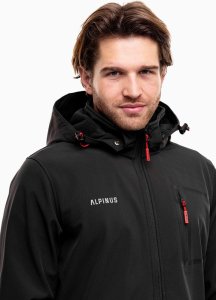 Kurtka męska Softshell Alpinus Stenshuvud czarna BR43371 3XL 3