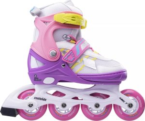 Rolki CoolSlide Meron YG rekreacyjne regulowane białe r. 31-35 2