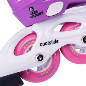 Rolki CoolSlide Meron YG rekreacyjne regulowane białe r. 31-35 5