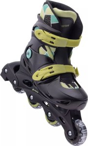 Rolki Martes Dirion JRB rekreacyjne regulowane czarno-zielone r. 35-38 2