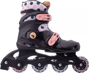 Rolki XXX_COOLSLIDE (CoolSlide) Dirion JRG rekreacyjne regulowane czarno-różowe r. 31-34 1