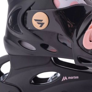 Rolki Martes Dirion JRG rekreacyjne regulowane czarno-różowe r. 35-38 4