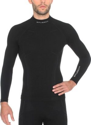 Brubeck Bluza męska Extreme Wool czarna r. M (LS11920) 2