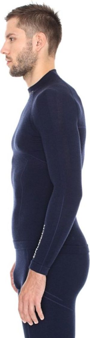 Brubeck Bluza męska Extreme Wool granatowa r. L (LS11920) 4