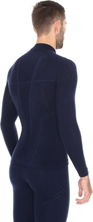 Brubeck Bluza męska Extreme Wool granatowa r. L (LS11920) 7