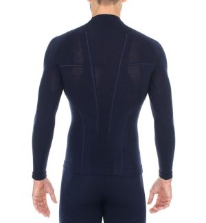 Brubeck Bluza męska Extreme Wool granatowa r. L (LS11920) 8