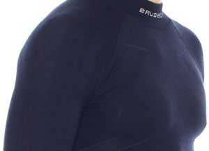 Brubeck Bluza męska Extreme Wool granatowa r. M (LS11920) 10