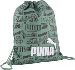 Worek plecak na buty Puma Phase Aop Small zielony 91325 01 1