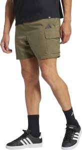 Spodenki męskie adidas Essentials Small Logo Cargo Chelsea oliwkowe JD1827 L 1