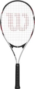 Rakieta do tenisa ziemnego Wilson Fusion XL Rkt 3 4 3/8 biało-czarna WR147910U3 1