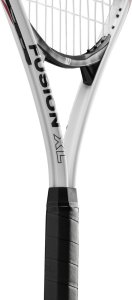 Rakieta do tenisa ziemnego Wilson Fusion XL Rkt 3 4 3/8 biało-czarna WR147910U3 6