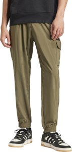 Spodnie męskie adidas Essentials Small Logo Cargo oliwkowe JD1824 S 1